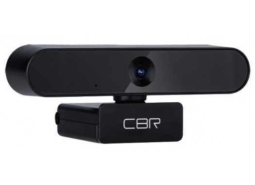 Web-камера CBR CW 870FHD Black, с матрицей 2 МП, разр. видео 1920х1080, USB 2.0, встр. микр. с шумоподавлением, автофокус, кабель 1,8 м,чёрный (1/100)